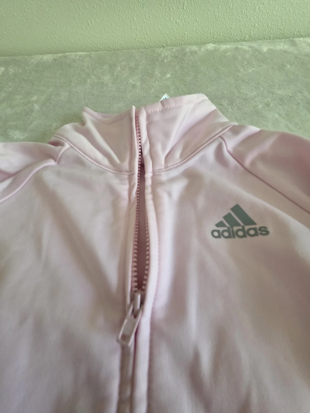 Adidas Light Pink Zip-Up Jacket